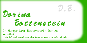 dorina bottenstein business card
